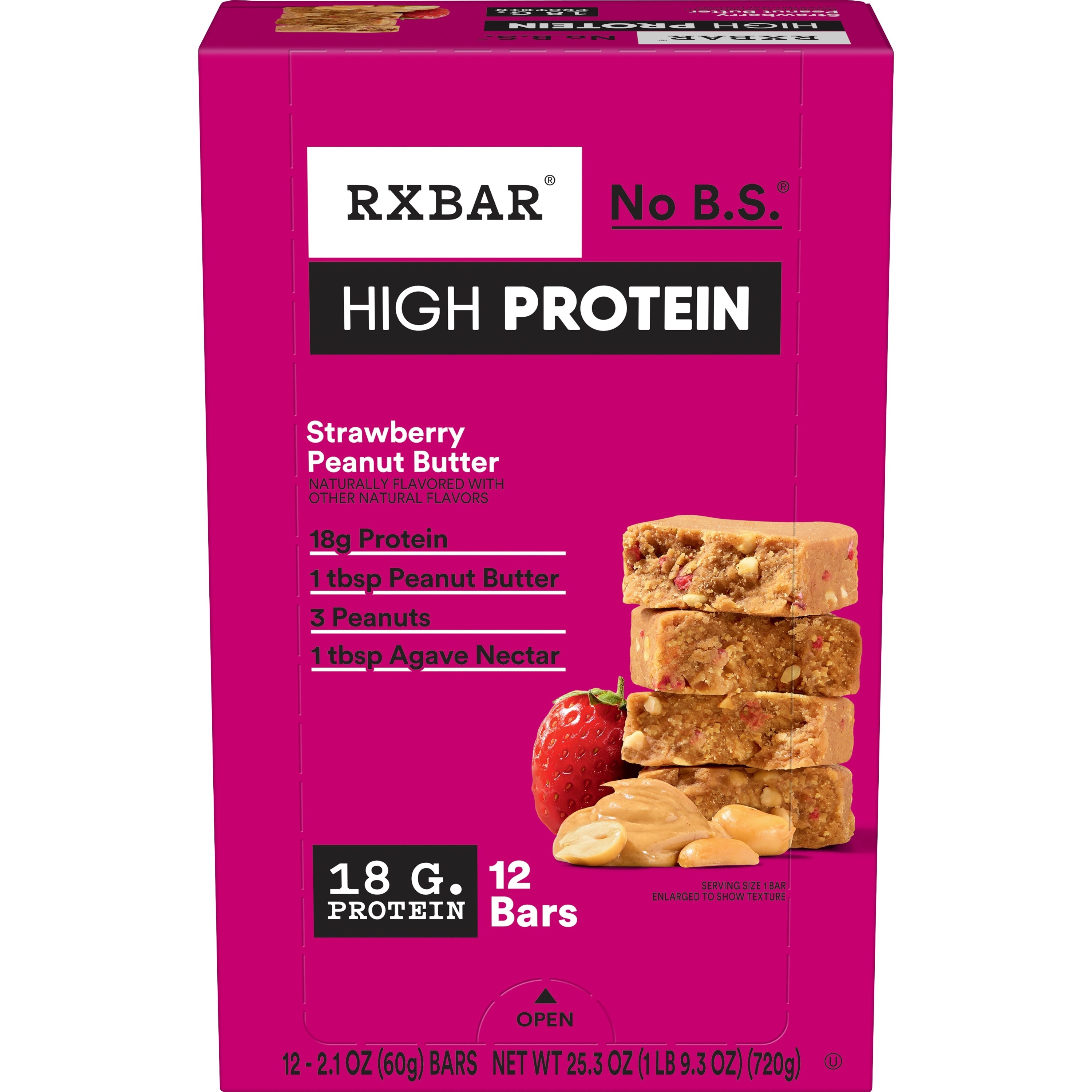 RXBAR High Protein Strawberry Peanut Butter