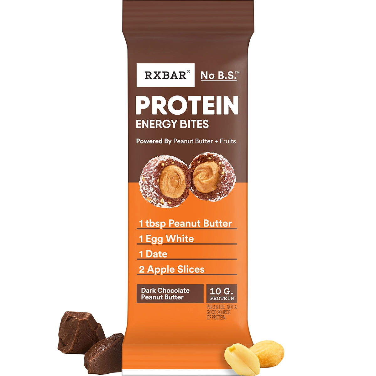 RXBAR Protein Energy Bites Dark Chocolate Peanut Butter