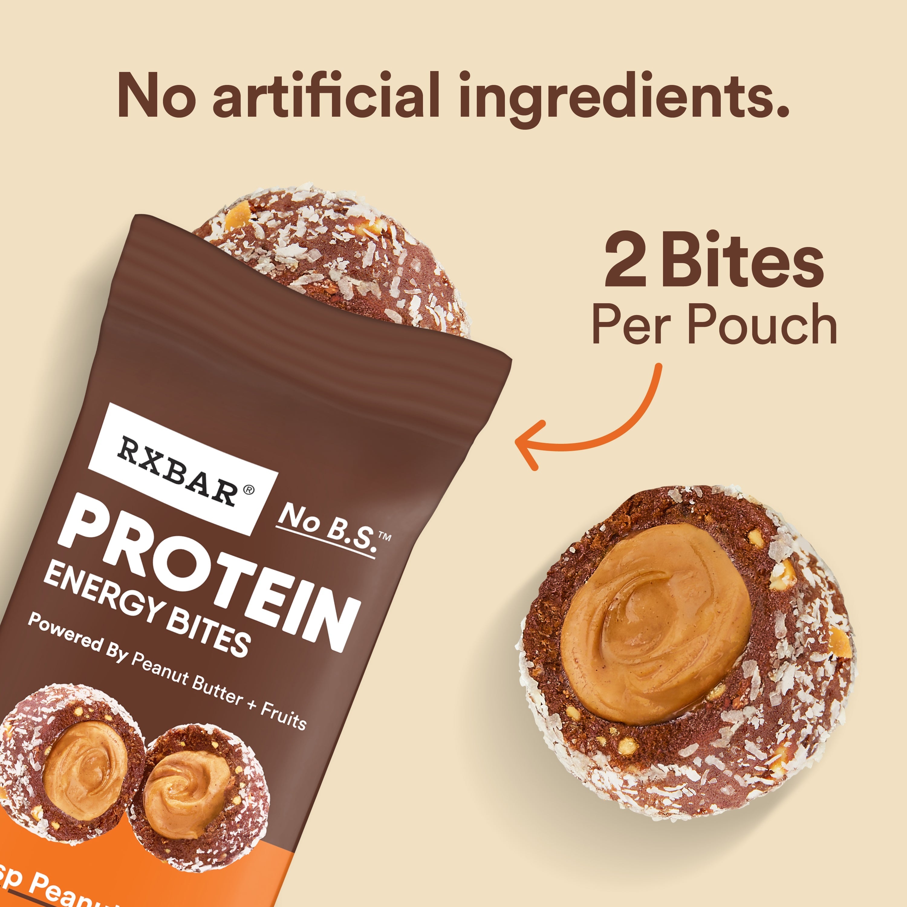 RXBAR Protein Energy Bites Dark Chocolate Peanut Butter